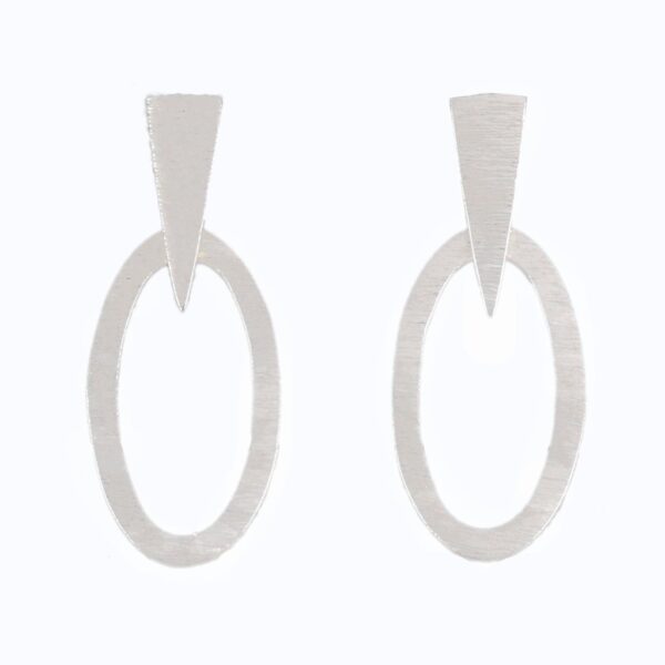 Modern loop earrings - Image 1