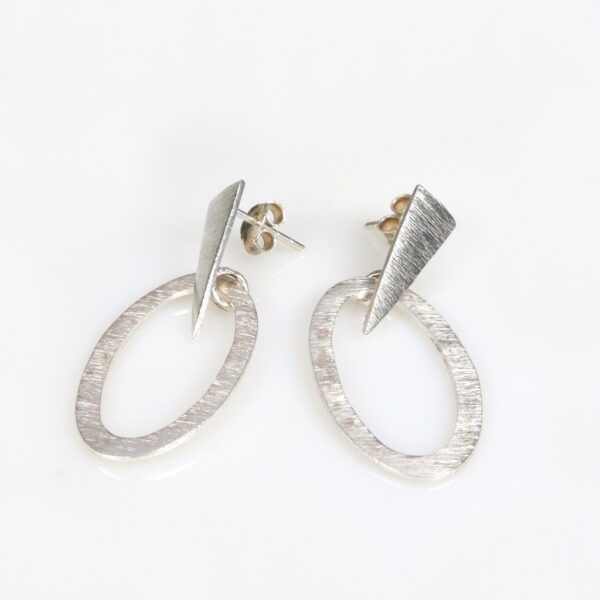 Modern loop earrings - Image 2