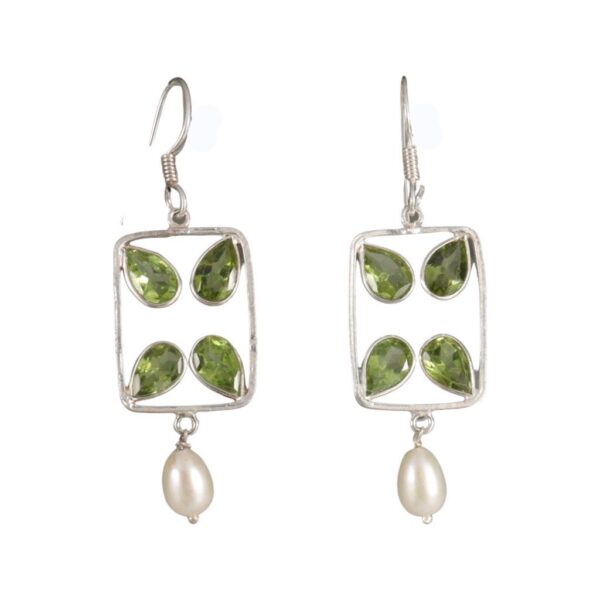 Contemporary Peridot earrings - Image 1