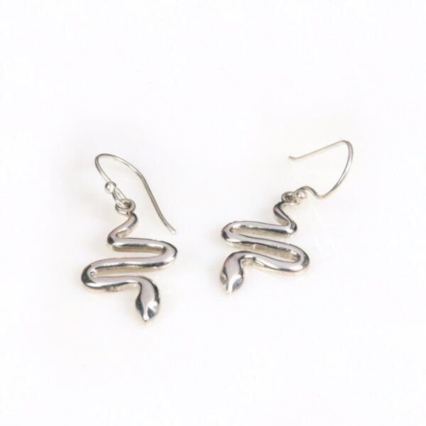 Modern snake earrings - Image 2
