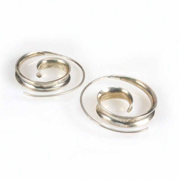 Modern spiral earrings - Image 2