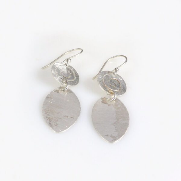 Modern etched earrings - Image 2