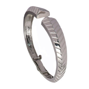 modern mens silver kada