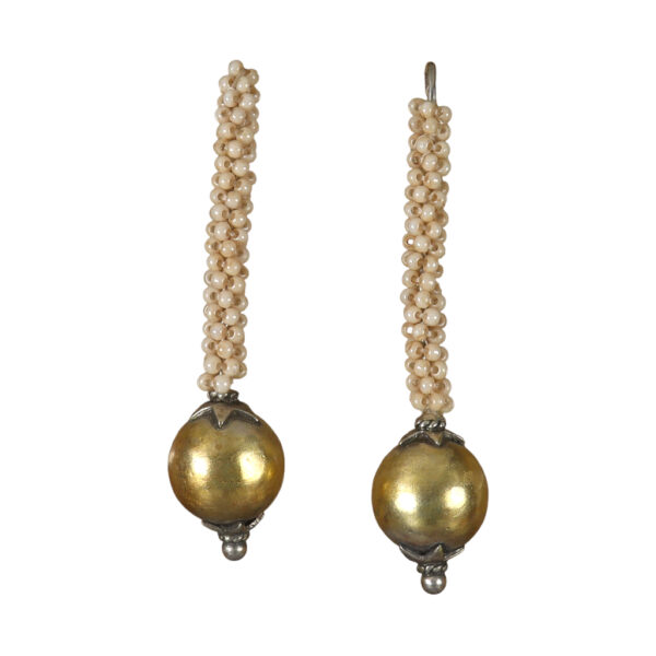 Vintage Style Long Tribal Earrings - Image 1